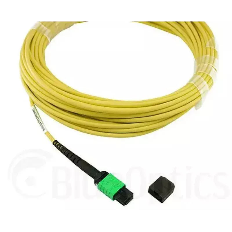 Šviesolaidinis kabelis MPO 4x LC BlueOptics CBL-MPO12-4LC-SMF-10M 10m G.657.A1