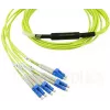Šviesolaidinis kabelis MPO 4x LC BlueOptics CBL-MPO12-4LC-SMF-10M 10m G.657.A1