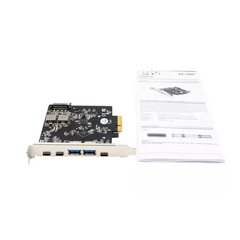 Sąsajos kortelė EXSYS EX-12007 vidinė USB 3.2 Gen 2