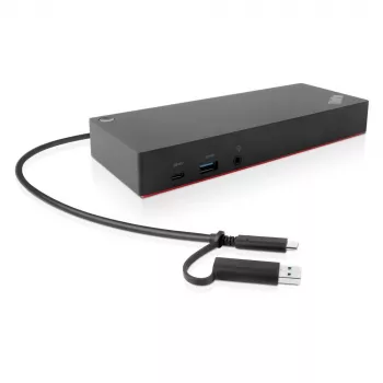 Lenovo 40AF0135IT nešiojamojo kompiuterio dokas / prievadų replikatorius Laidinis USB 3.2 Gen 2 (3.1 Gen 2) Type-C juodas