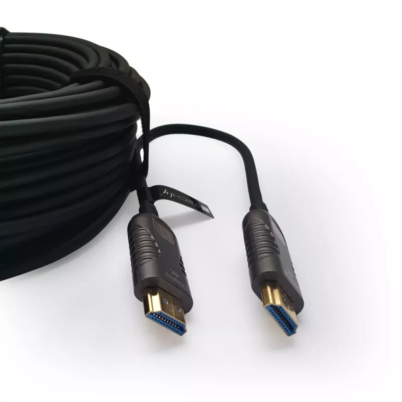 Techly ICOC HDMI-HY2-050 HDMI laidas 50 m HDMI Type A (Standartinis) Juodas