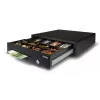 Elektroninis pinigų stalčius Safescan SD-4141, plieninis korpusas, juodas, 410×415×115 mm, komplekte 6 raktai