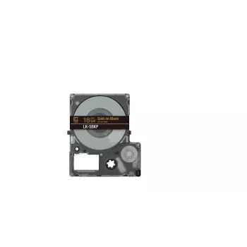 Epson LK-5BKP juostelė juoda auksinė 1.8 cm