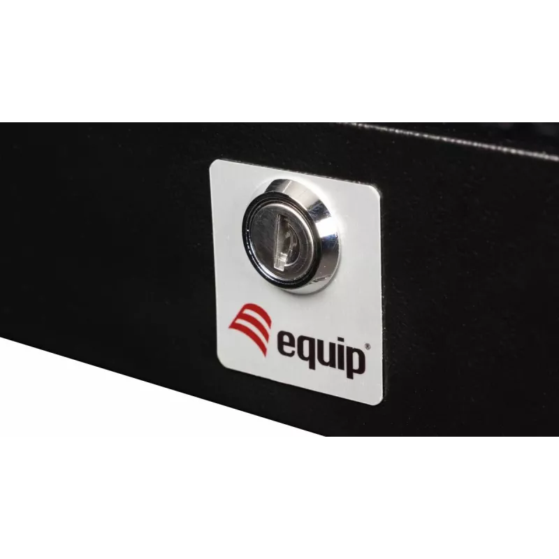 Sieninis stovas Equip plonas Flex 19 inch spinta 5U RAL9005 juoda