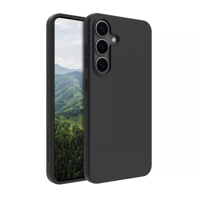 Nugarėlės dangtelis dbramante1928 Nuuk skirtas Samsung Galaxy S25+ — plastikinis, juodas