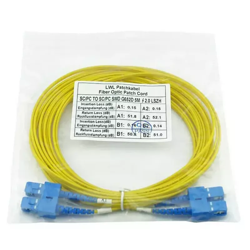 BlueOptics CAB-SMF-SC-SC-3-BO InfiniBand šviesolaidinis kabelis 3 m SC jungtis