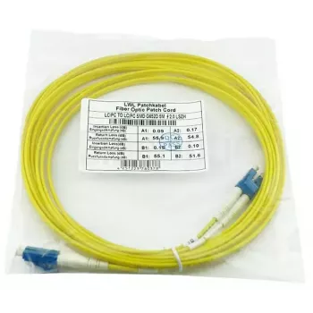 Šviesolaidinis kabelis BlueOptics SFP3131BU2MK — OS2 vienmodis 2 m, LC–LC, 9 µm, pilnas dvipusis ryšys