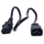 Zebra CS-RAC-IEC-CRD maitinimo kabelis Juoda 0,48 m C13 lizdas C14 kištukas
