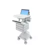 Multimedijos vežimėlis Ergotron StyleView aliuminio pilka balta