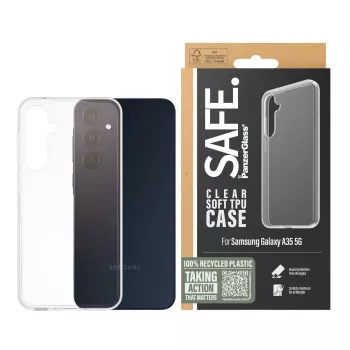 PanzerGlass SAFE. by ® TPU dėklas Samsung Galaxy A35 5G | Skaidrus