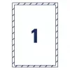 Avery Window Stickers lipnios spausdintuvo etiketės A4 baltos 10 vnt.