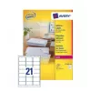 Lipnusis etikečių lapas Avery L7160-250