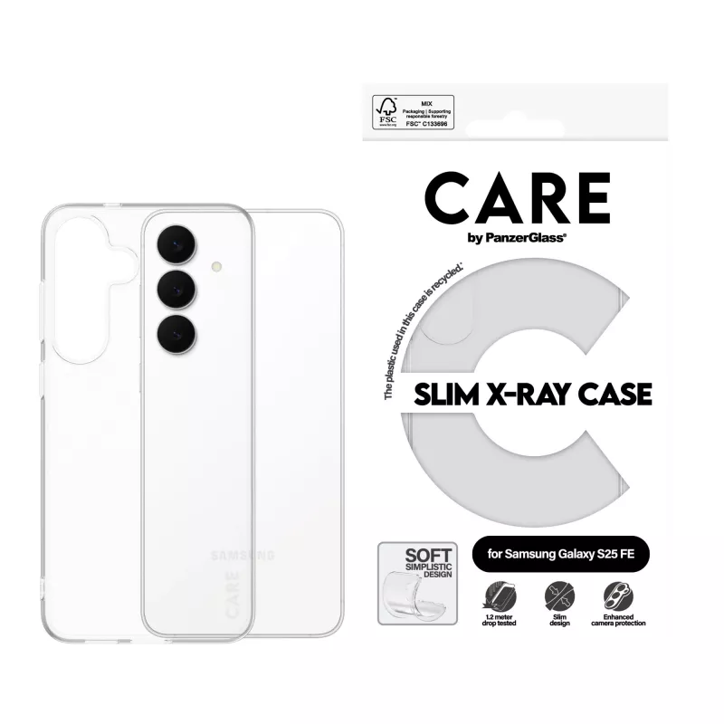 PanzerGlass CARE™ by ® X-Ray dėklas Samsung Galaxy S25 FE 5G