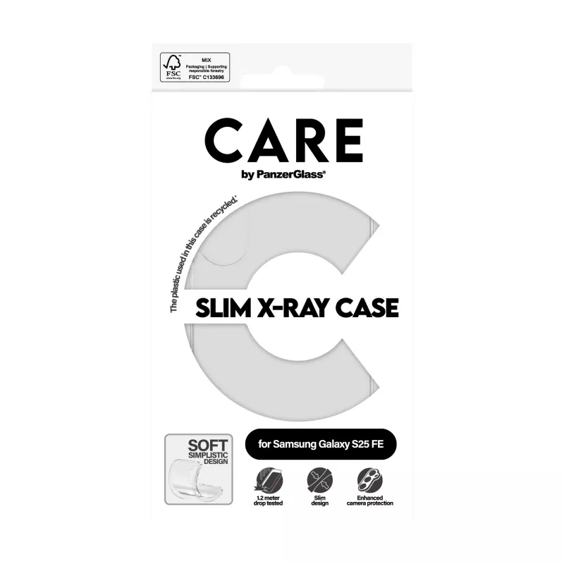 PanzerGlass CARE™ by ® X-Ray dėklas Samsung Galaxy S25 FE 5G