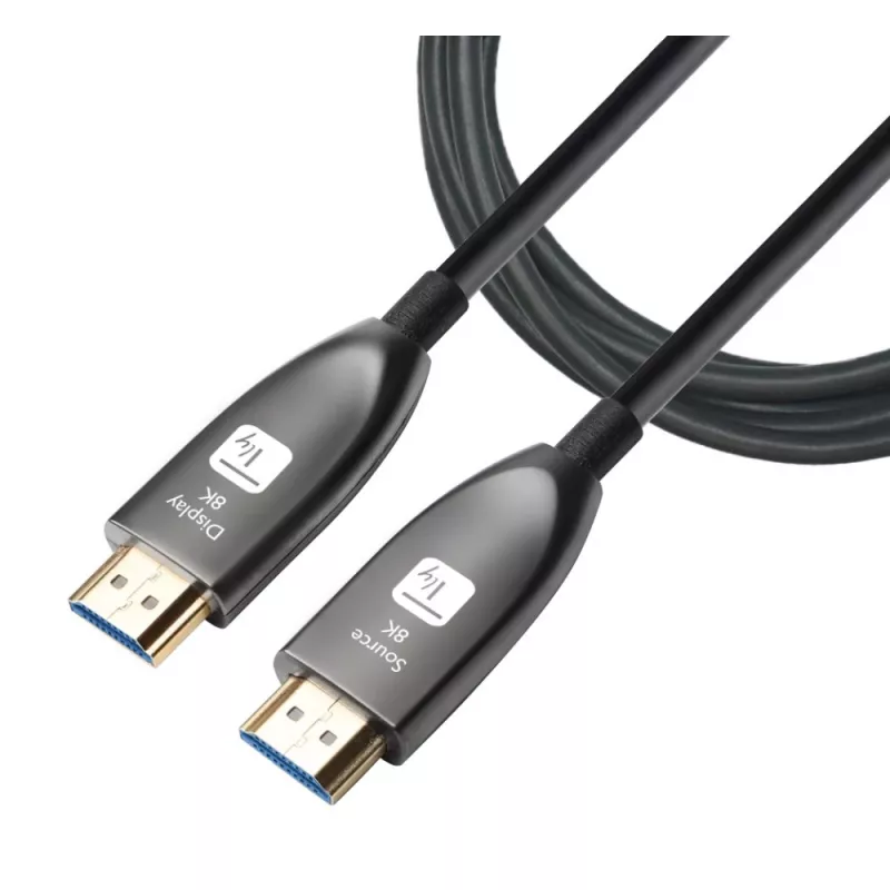 Techly ICOC HDMI-HY8-030 HDMI kabelis 30 m HDMI Type A (Standard) Juoda