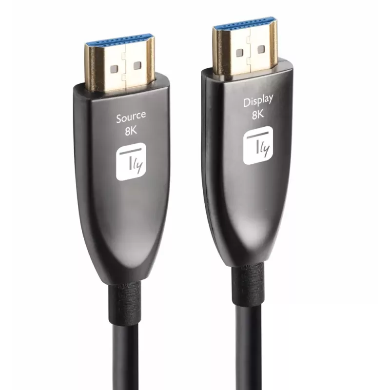 Techly ICOC HDMI-HY8-030 HDMI kabelis 30 m HDMI Type A (Standard) Juoda