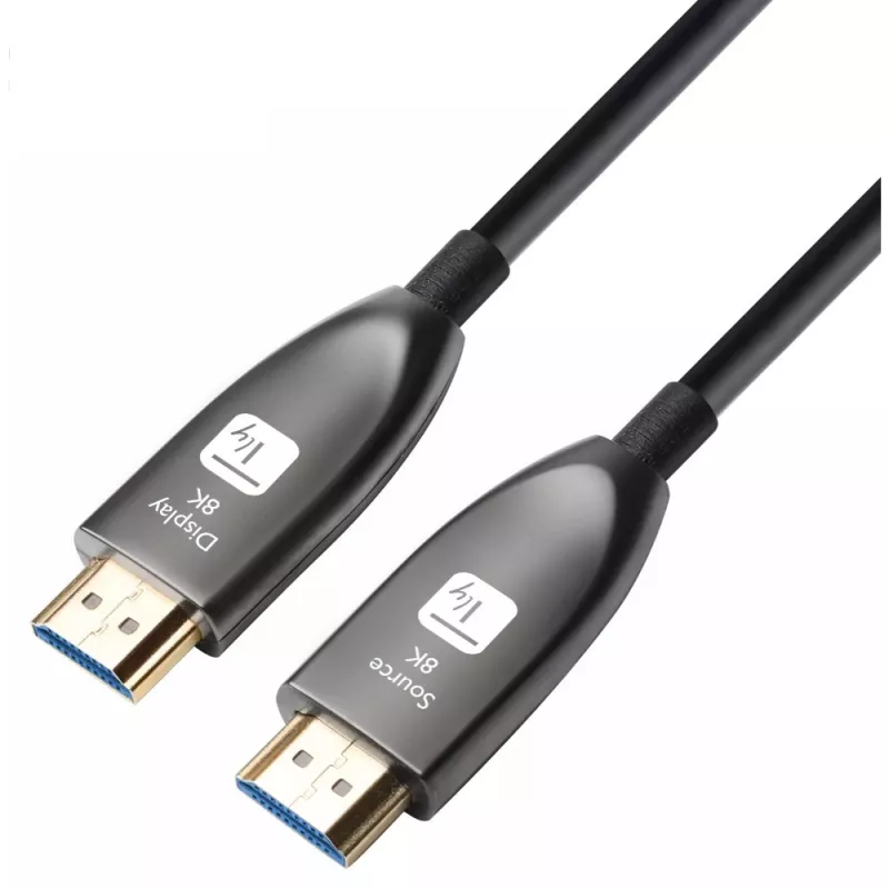 Techly ICOC HDMI-HY8-030 HDMI kabelis 30 m HDMI Type A (Standard) Juoda