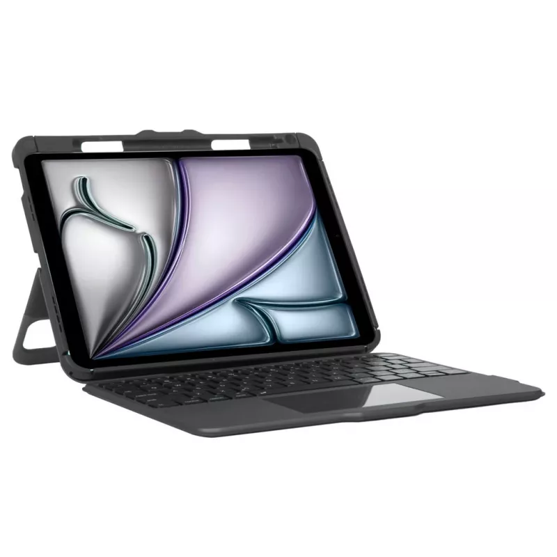 Targus VersaVu AZERTY prancūziška Bluetooth klaviatūra juoda
