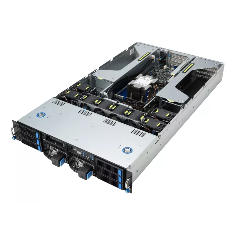ASUS ESC4000A-E12 Socket SP5 Stovo (2U) Sidabrinis