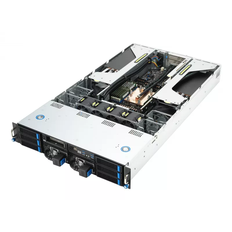 ASUS ESC4000A-E12 Socket SP5 Stovo (2U) Sidabrinis