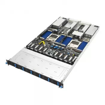 ASUS RS700A-E13-RS12U LGA 6096P Rack (1U) Juoda, Sidabrinė