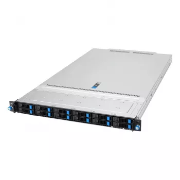 ASUS RS700A-E13-RS12U LGA 6096P Rack (1U) Juoda, Sidabrinė