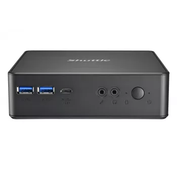 Shuttle Nano PC NC4010BAV2, Intel Celeron 7305, 8GB DDR4, 128GB M.2, 1x HDMI, 1x DP, 7x USB, 1x LAN, įsk. VESA ir stovą