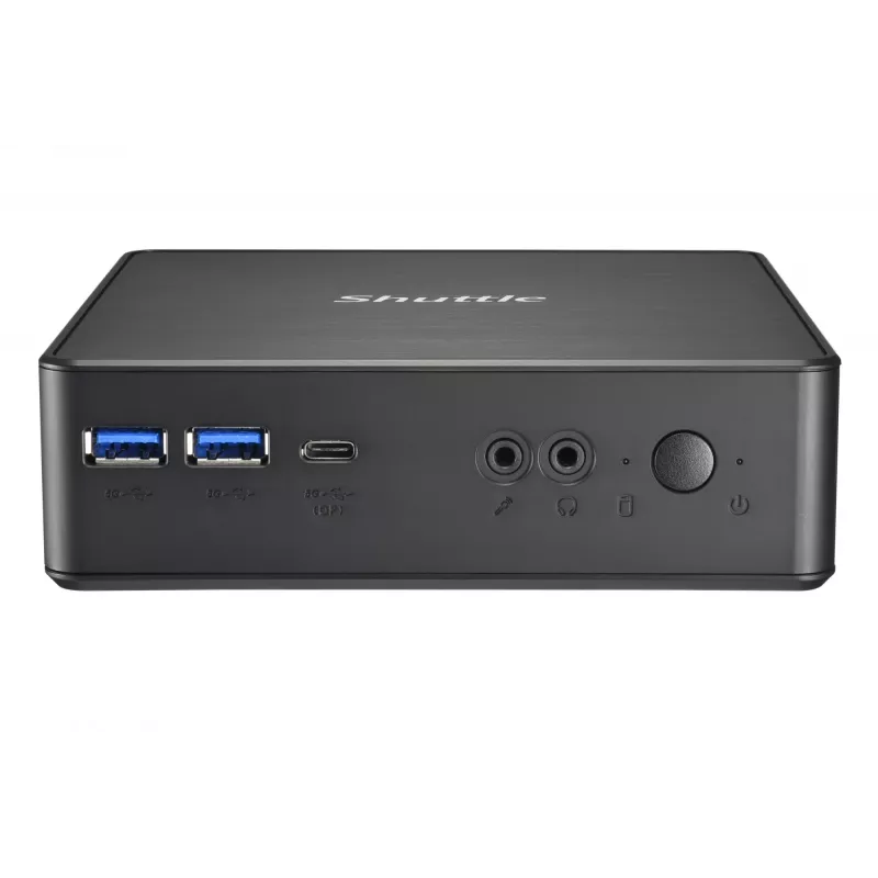 Shuttle Nano PC NC4010BAV2, Intel Celeron 7305, 8GB DDR4, 128GB M.2, 1x HDMI, 1x DP, 7x USB, 1x LAN, įsk. VESA ir stovą