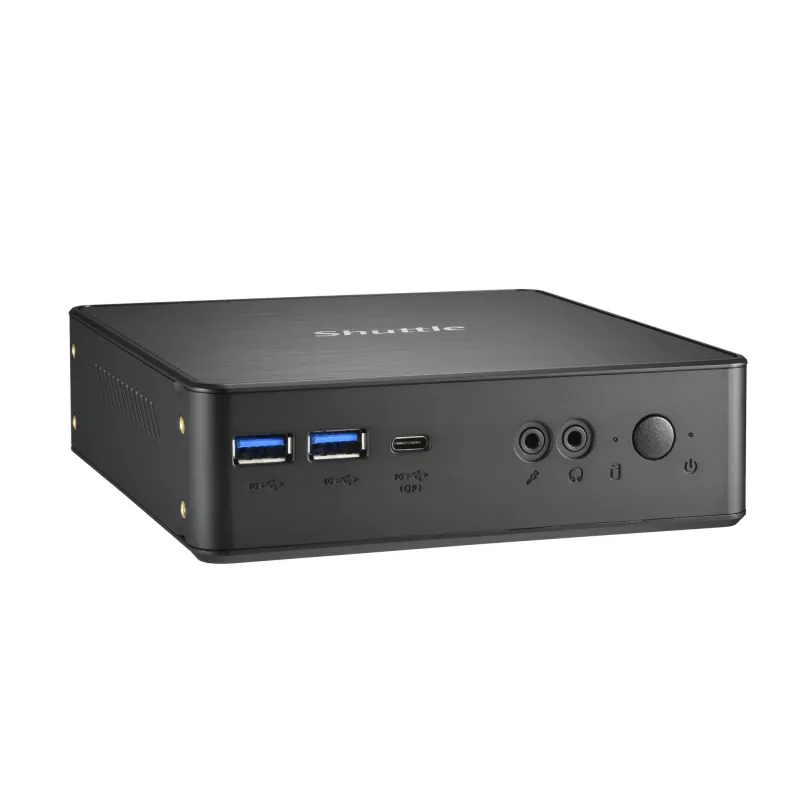 Shuttle Nano PC NC4010BAV2, Intel Celeron 7305, 8GB DDR4, 128GB M.2, 1x HDMI, 1x DP, 7x USB, 1x LAN, įsk. VESA ir stovą