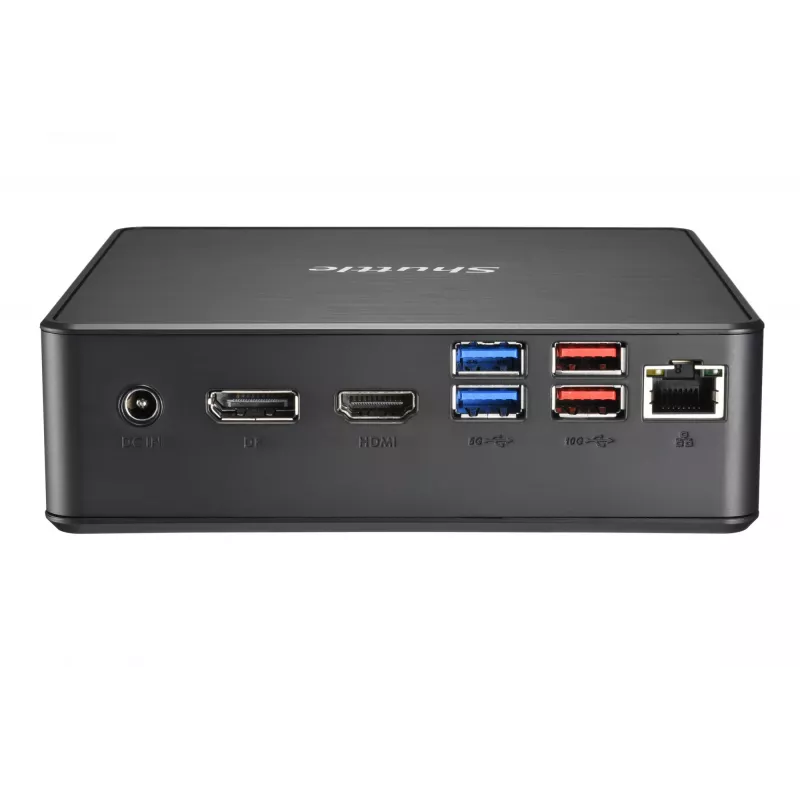 Shuttle Nano PC NC4010BAV2, Intel Celeron 7305, 8GB DDR4, 128GB M.2, 1x HDMI, 1x DP, 7x USB, 1x LAN, įsk. VESA ir stovą