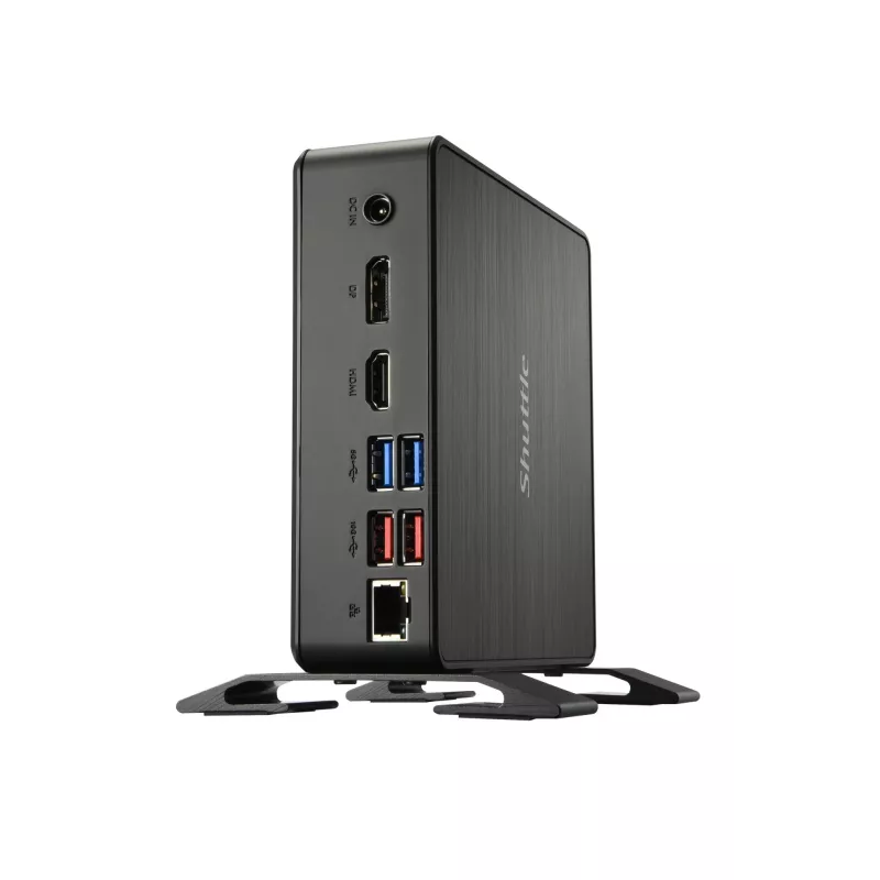 Shuttle Nano PC NC4010BAV2, Intel Celeron 7305, 8GB DDR4, 128GB M.2, 1x HDMI, 1x DP, 7x USB, 1x LAN, įsk. VESA ir stovą