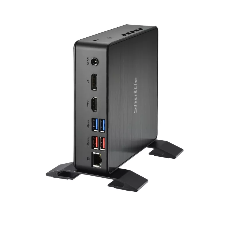 Shuttle Nano PC NC4010BAV2, Intel Celeron 7305, 8GB DDR4, 128GB M.2, 1x HDMI, 1x DP, 7x USB, 1x LAN, įsk. VESA ir stovą
