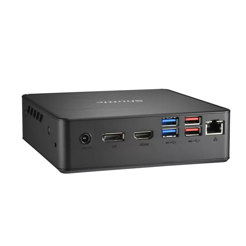 Shuttle Nano PC NC4010BAV2, Intel Celeron 7305, 8GB DDR4, 128GB M.2, 1x HDMI, 1x DP, 7x USB, 1x LAN, įsk. VESA ir stovą