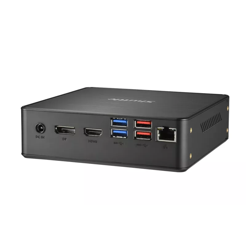 Shuttle Nano PC NC4010BAV2, Intel Celeron 7305, 8GB DDR4, 128GB M.2, 1x HDMI, 1x DP, 7x USB, 1x LAN, įsk. VESA ir stovą