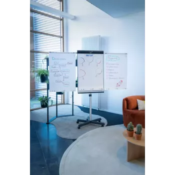 Legamaster SKETCH PRO mobilus flipchartas žvaigždės formos pagrindu, plieninis, 5 ratukai