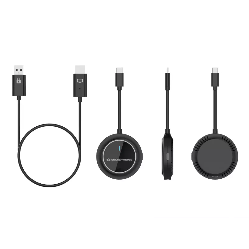 Conceptronic ATHERIC01B belaidis USB-C į HDMI ekrano rinkinys 1080P