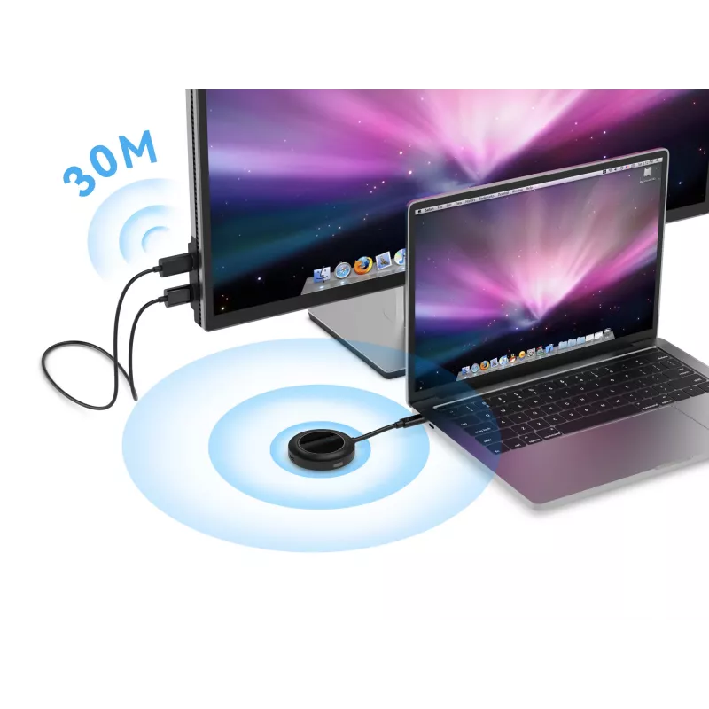 Conceptronic ATHERIC01B belaidis USB-C į HDMI ekrano rinkinys 1080P