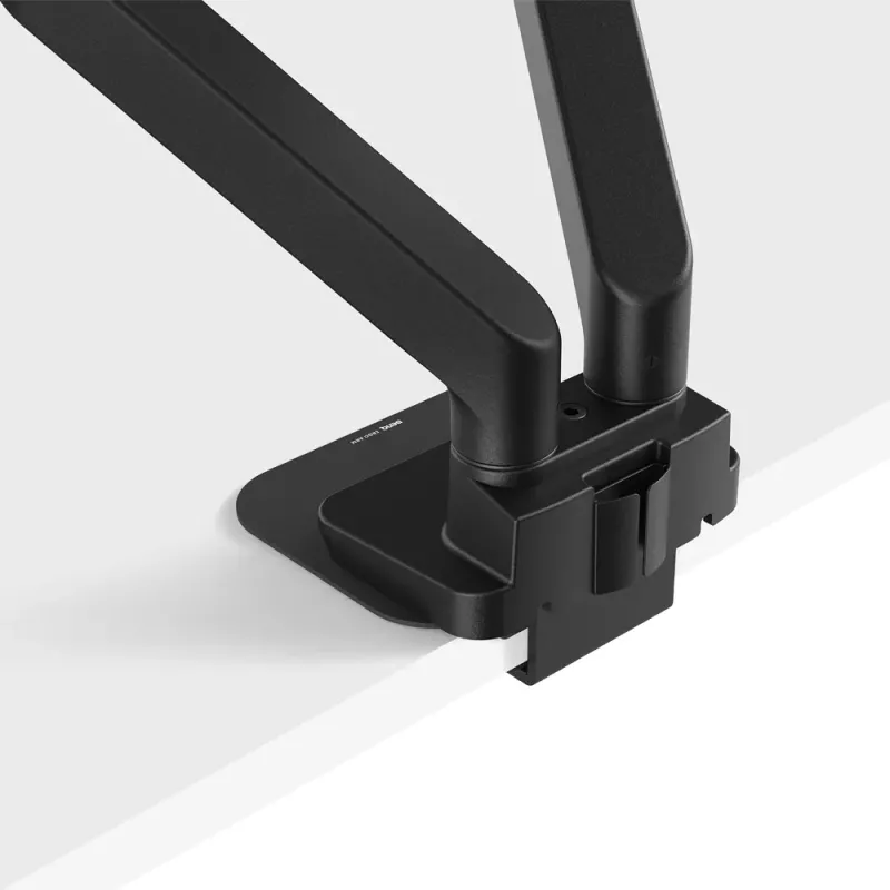 Monitoriaus laikiklis BenQ BDH01 Dual reguliuojamo aukščio, juodas, suderinamas su VESA