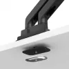 Monitoriaus laikiklis BenQ BDH01 Dual reguliuojamo aukščio, juodas, suderinamas su VESA