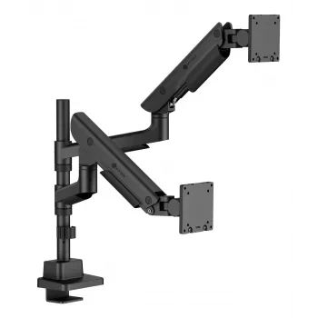 ICY BOX IB-MS702-T monitoriaus laikiklis / stovas 144,8 cm (57 colių) Stalinis Juodas