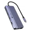 ICY BOX IB-DK4062-CPD laidinis USB 3.2 Gen 1 (3.1 Gen 1) Type-C antracito spalvos