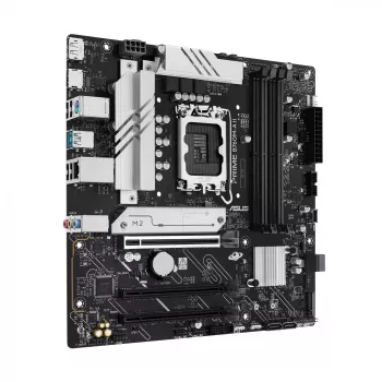 Motininė plokštė ASUS PRIME B760M-A II-CSM — Intel B760, LGA1700, microATX, DDR5, iki 256 GB, M.2/PCIe 4.0/SATA III, 2,5Gb Ethernet