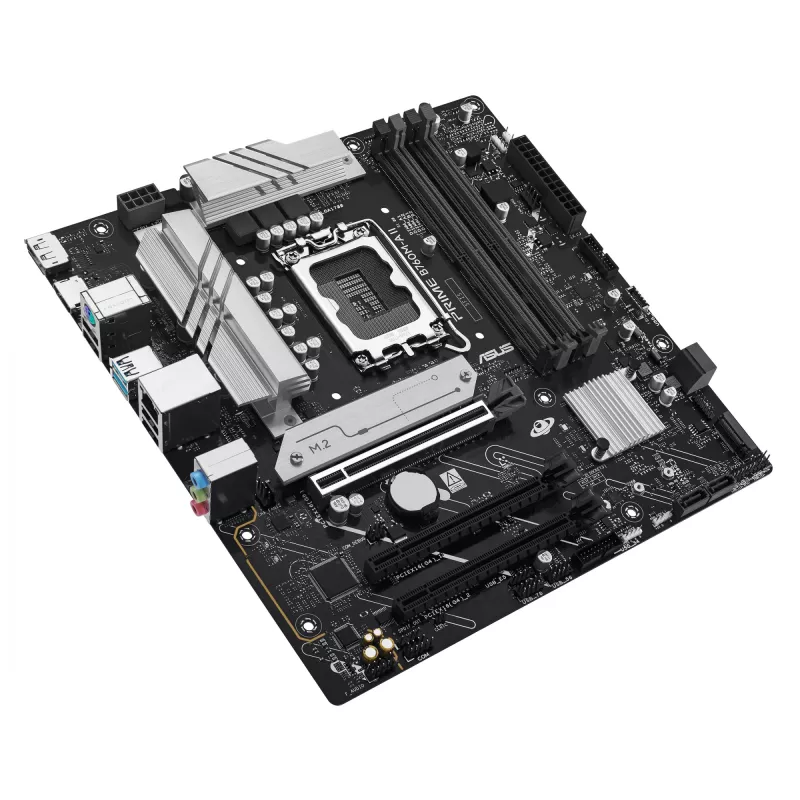 Motininė plokštė ASUS PRIME B760M-A II-CSM — Intel B760, LGA1700, microATX, DDR5, iki 256 GB, M.2/PCIe 4.0/SATA III, 2,5Gb Ethernet