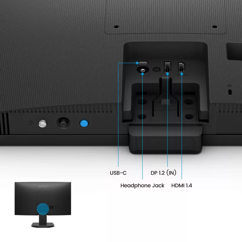 Kompiuterio monitorius BenQ GW2490C 23,8 col. (60,5 cm) Full HD 1920×1080 5 ms 178° VESA juodas su garsiakalbiais