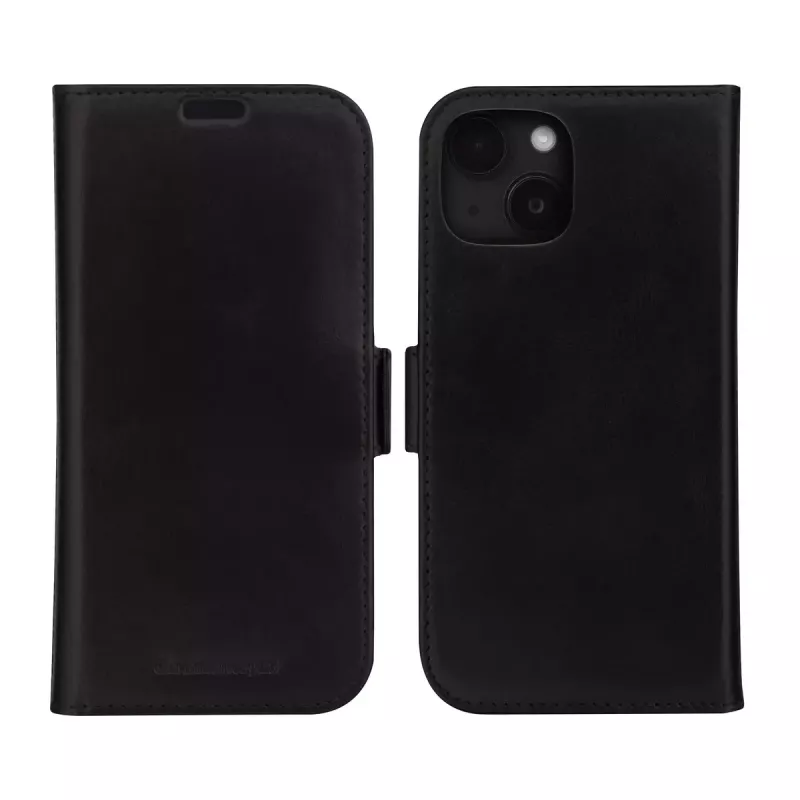 dbramante1928 Lynge - iPhone 17e/16e/15/14/13 - juodas piniginės tipo dėklas