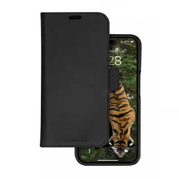 dbramante1928 Lynge - iPhone 17e/16e/15/14/13 - juodas piniginės tipo dėklas