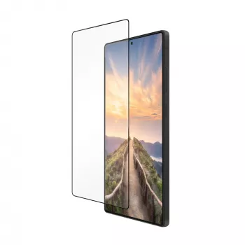 Skaidri ekrano apsauginė plėvelė d bramante eco-shield, skirta Samsung Galaxy S25+ – rPET, 6,7 colio, juoda/permatoma, 1 vnt.