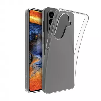 Galinis dangtelis dbramante1928 Greenland, skirtas Samsung Galaxy A26 — perdirbamas skaidrus plastikas