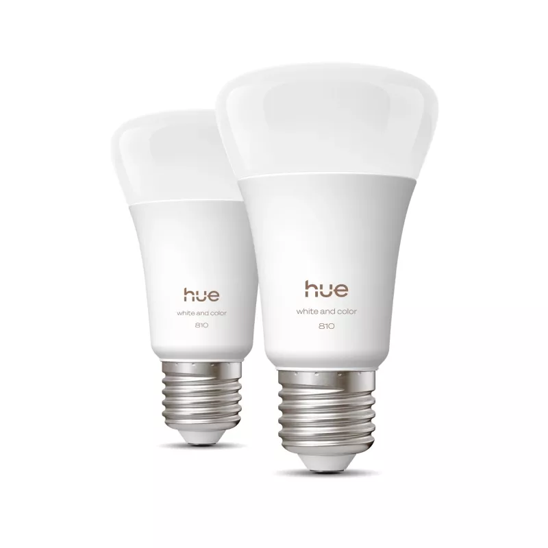 Philips Hue Baltos ir spalvotos atmosferos A60 – E27 išmanioji lemputė – 810