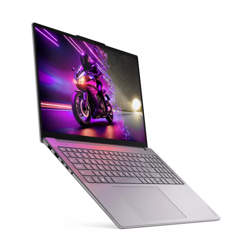 Lenovo Yoga Pro 9 16IAH10 Intel Core Ultra 9 285H Nešiojamasis kompiuteris 40,6 cm (16 colių) Jutiklinis ekranas 3.2K 32 GB LPDDR5x-SDRAM 1 TB SSD NVIDIA GeForce RTX 5060 Wi-Fi 7 (802.11be) Windows 11 Pro Vokiška Pilka